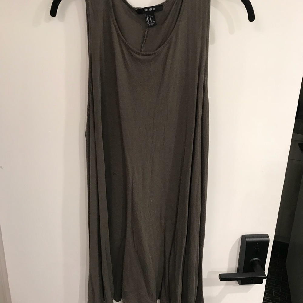 Sleeveless cotton dress